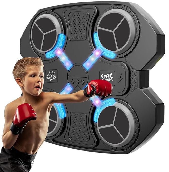 POWER PUNCH™ BOXEO MUSICAL PARA NIÑOS + GUANTES